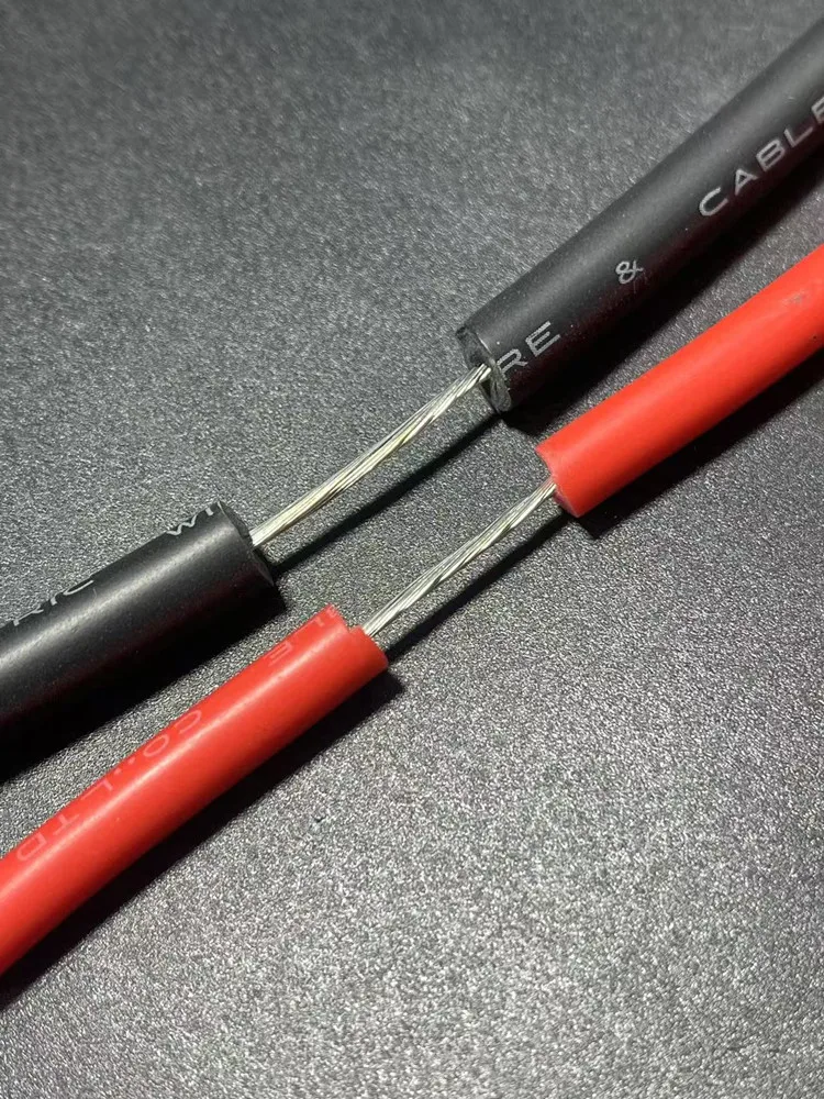 High Voltage cable 5 KV- 40KV Silicone Single Core 20-9awg Car Ignition cable  Temperature resistance -60-+200℃ 0.5mm²-6mm²