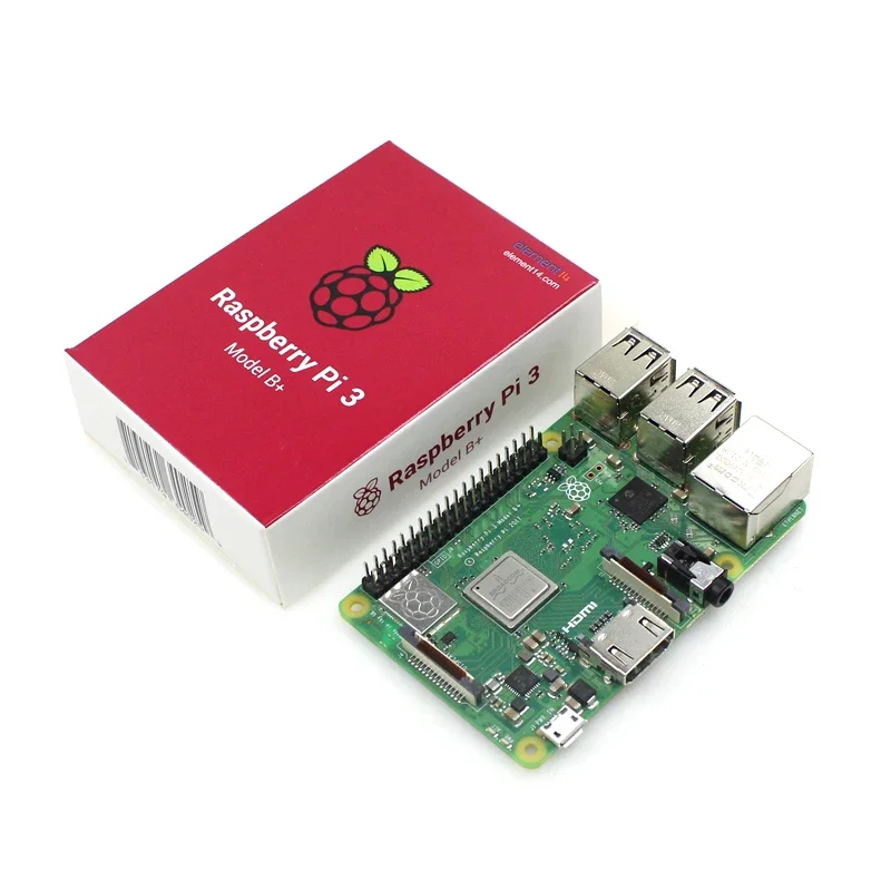 SmCpRaspberry Pi 3rd Generation B Type Official British Made 3B 3B+ Raspberry Pi Development Board Bluetooth WiFi Kit Learning
