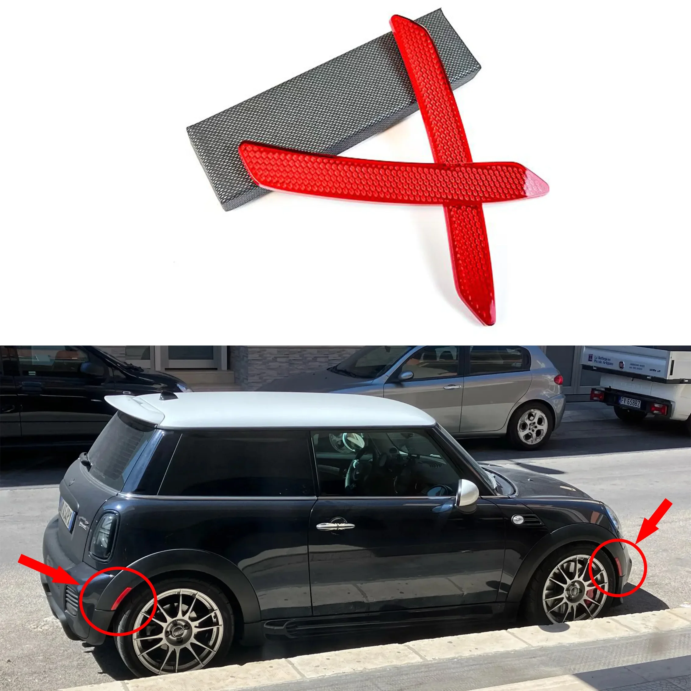 2szt Naklejka odblaskowa na samochód Naklejki na drzwi samochodu Naklejka ostrzegawcza Taśma odblaskowa Paski 3 kolory Znak bezpieczeństwa Naklejki odblaskowe Auto