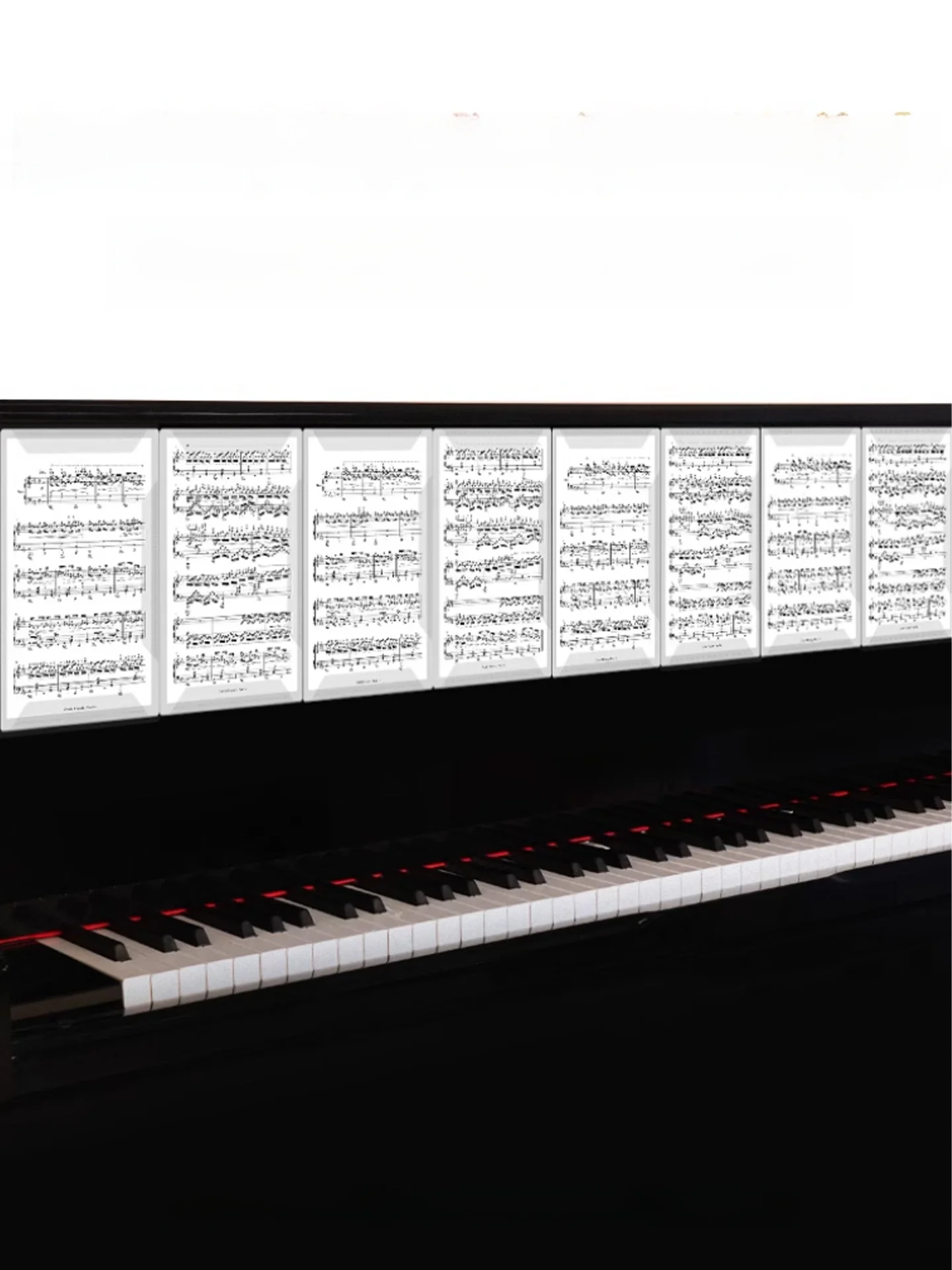 Nuevo Soporte para Partituras de Música Love, 8 Páginas, Clip para Partituras de Piano, Carpeta Nea Ajustable y Expandible ...