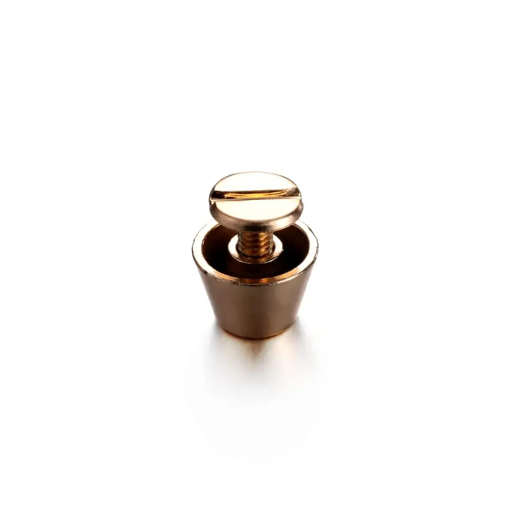 10set/bag 10/12mm DIY Metal Nail Leather Craft Cloth Button Strap Rivets Solid Nail Bolt Round Head Screws Bucket Dome