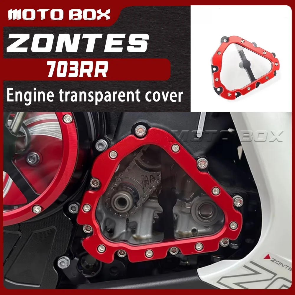 

Прозрачная декоративная крышка двигателя для ZONTES 703RR, прозрачная крышка приводной звездочки, правая передняя прозрачная крышка для RR 703 703 RR