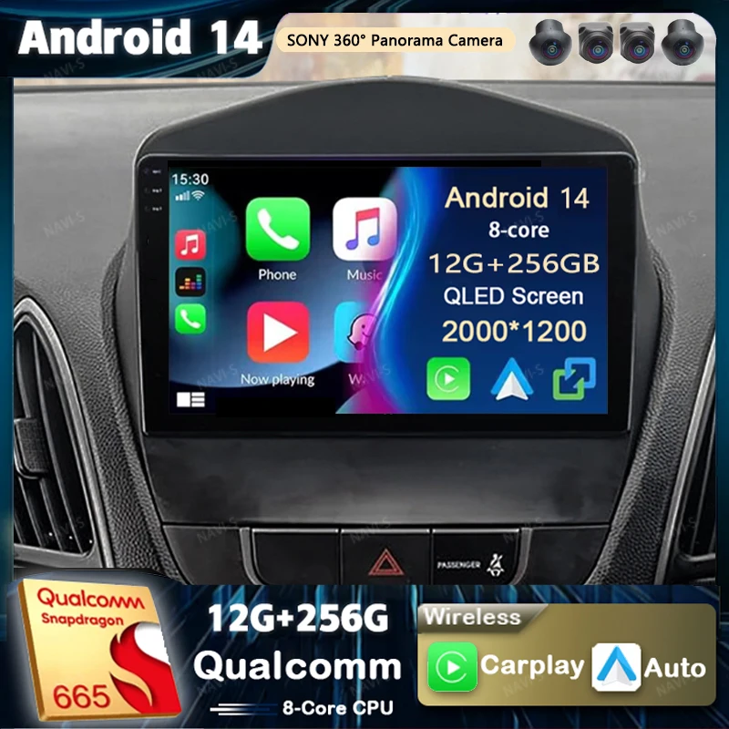 

Android 14 For Hyundai Tucson 2 LM IX35 2009-2015 2K QLED Stereo Car Radio Multimedia Video Player Bt AI Voice CarPlay Head Unit