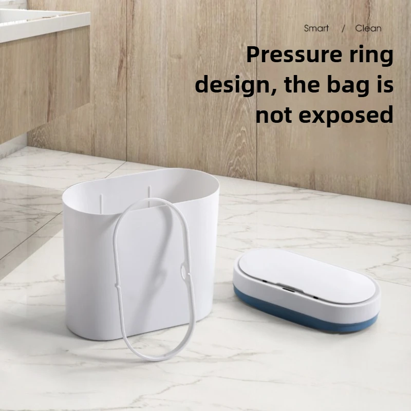 9L Smart Sensor Trash Can Electronic Automatic Household Bathroom Toilet Waterproof Narrow Seam Cubo Basura