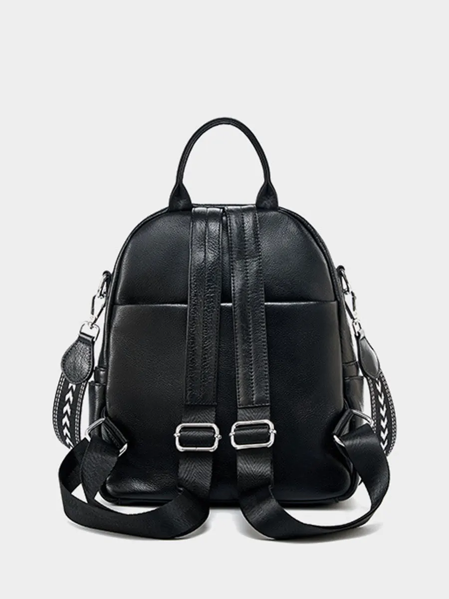 Genuine Leather Woman\'s Backpack Fashion Multifunctional Women Shoulder Bag High Quality Cowhide Casual Girls Backpacks 2696