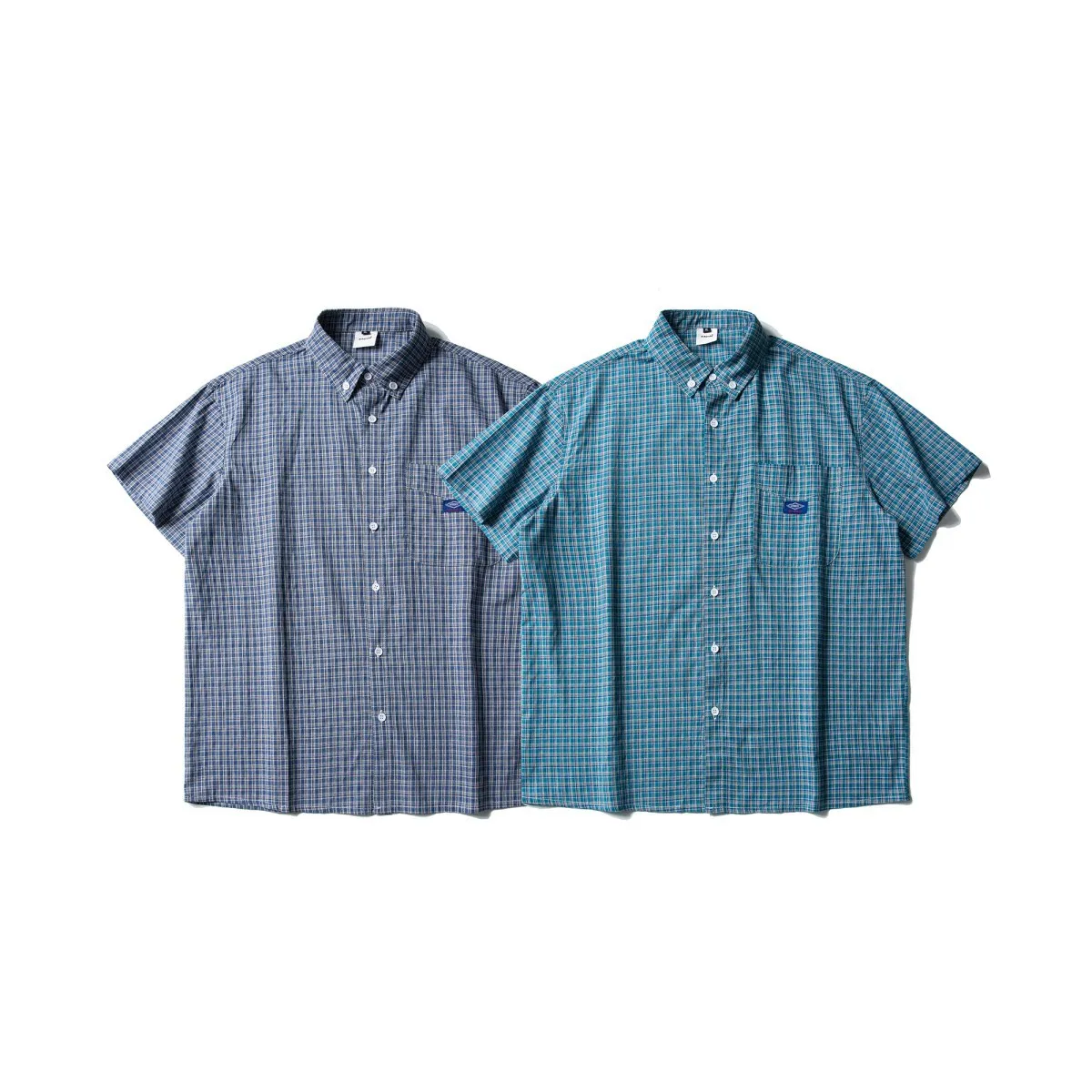 

RUIIENRS x ARBENDO 2021, новая летняя универсальная клетчатая рубашка в стиле ретро с короткими рукавами