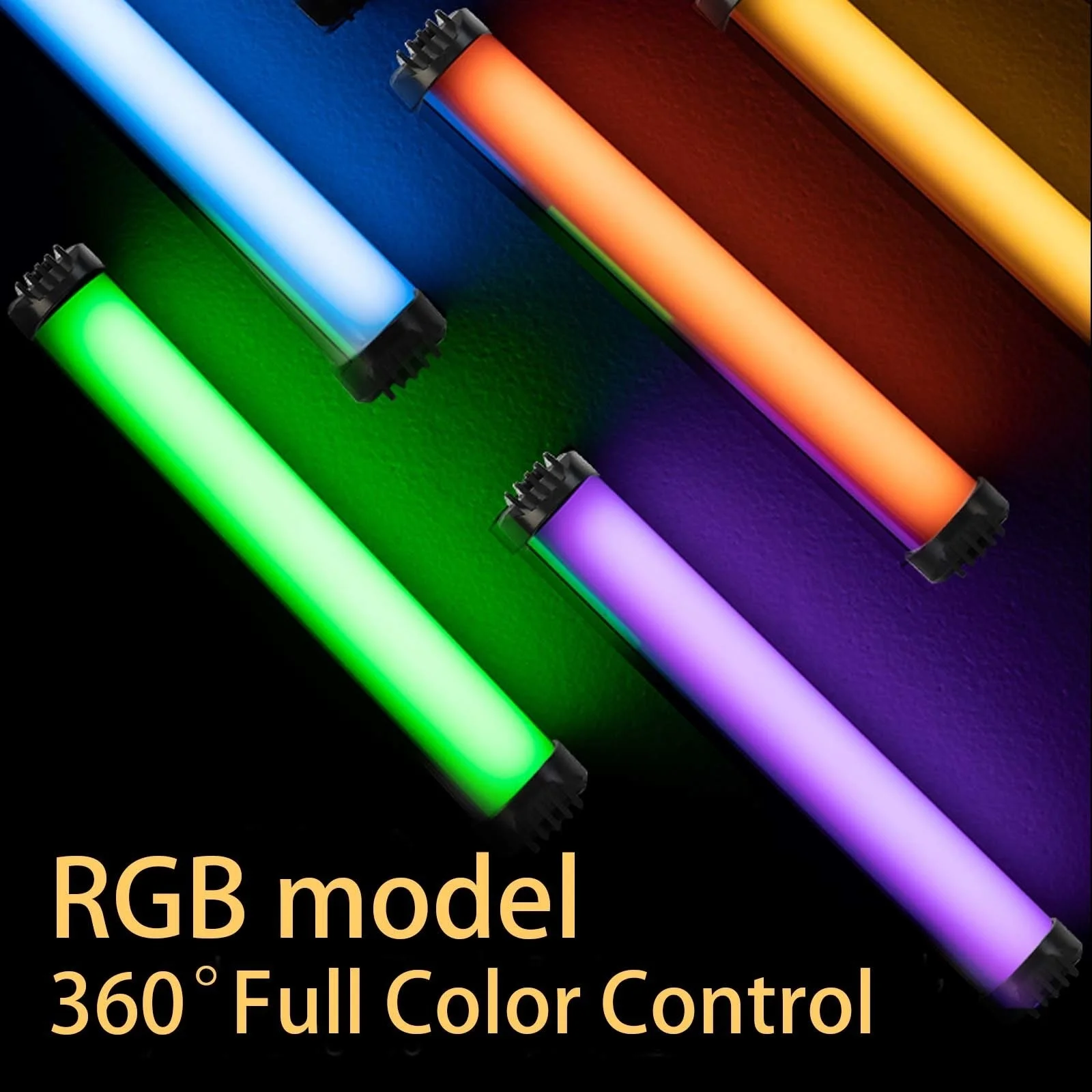 RGB Photographic Lighting 2700-7500K Magnet Photography Mini Handheld LED Light Stick Tube Stick Lamp For Video Vlog Fill Light