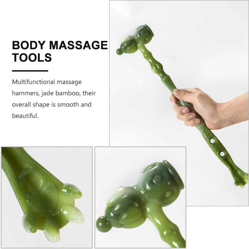 

4pcs PP Material Massage Slap Sticks Handheld Massagers Back Scratchers Neck Hammers Body Tools Gourd Shape Promoting