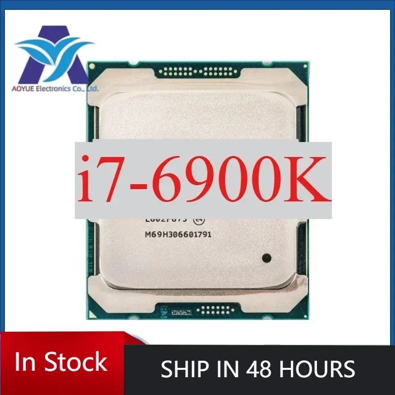 1pcs/lot Perfect test i7-6900K i7 6900K CPU 14nm 8 Cores 16 Threads 3.2GHz 20MB 140W processor LGA2011-3 Processor