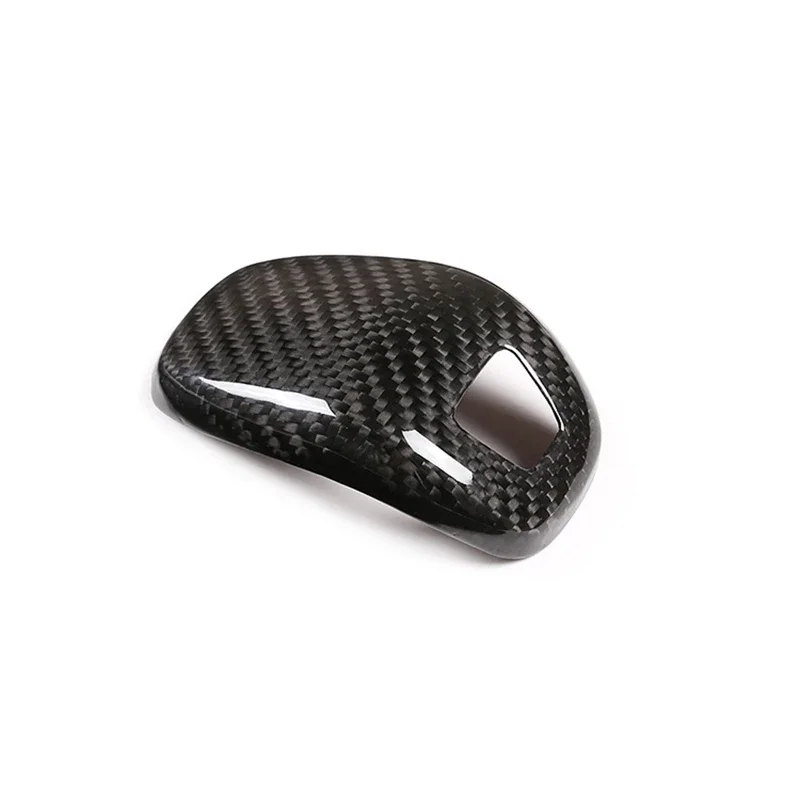 For Porsche Panamera 971 2017-2022 Real Carbon Fiber Car Gear Shift Knob Console Head Protection Cover Interior Accessories - Image 5