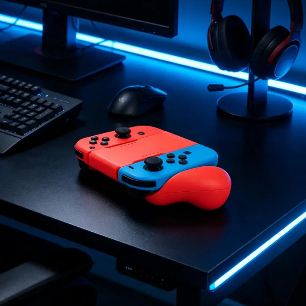 Split‑Controller Charging Grip Bracket Small Gaming Plastic Handler Bracket Ergonomic Portable Comfortable Gamepad Accessories