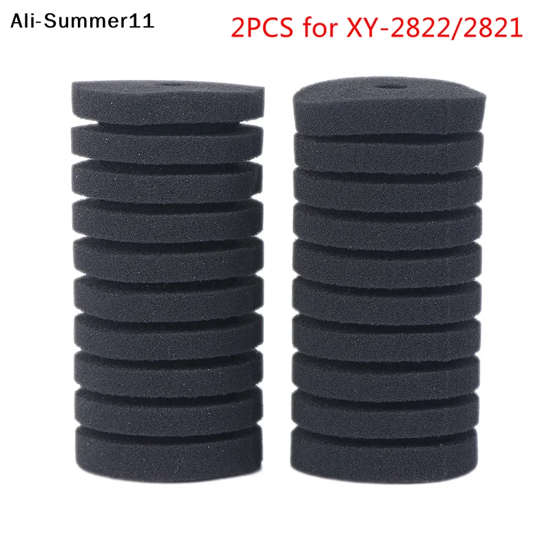 【1a1】2 Stück Aquarium-Filterschwamm für XY-2822/2821 Filter, Aquarium-Luftpumpenfilter