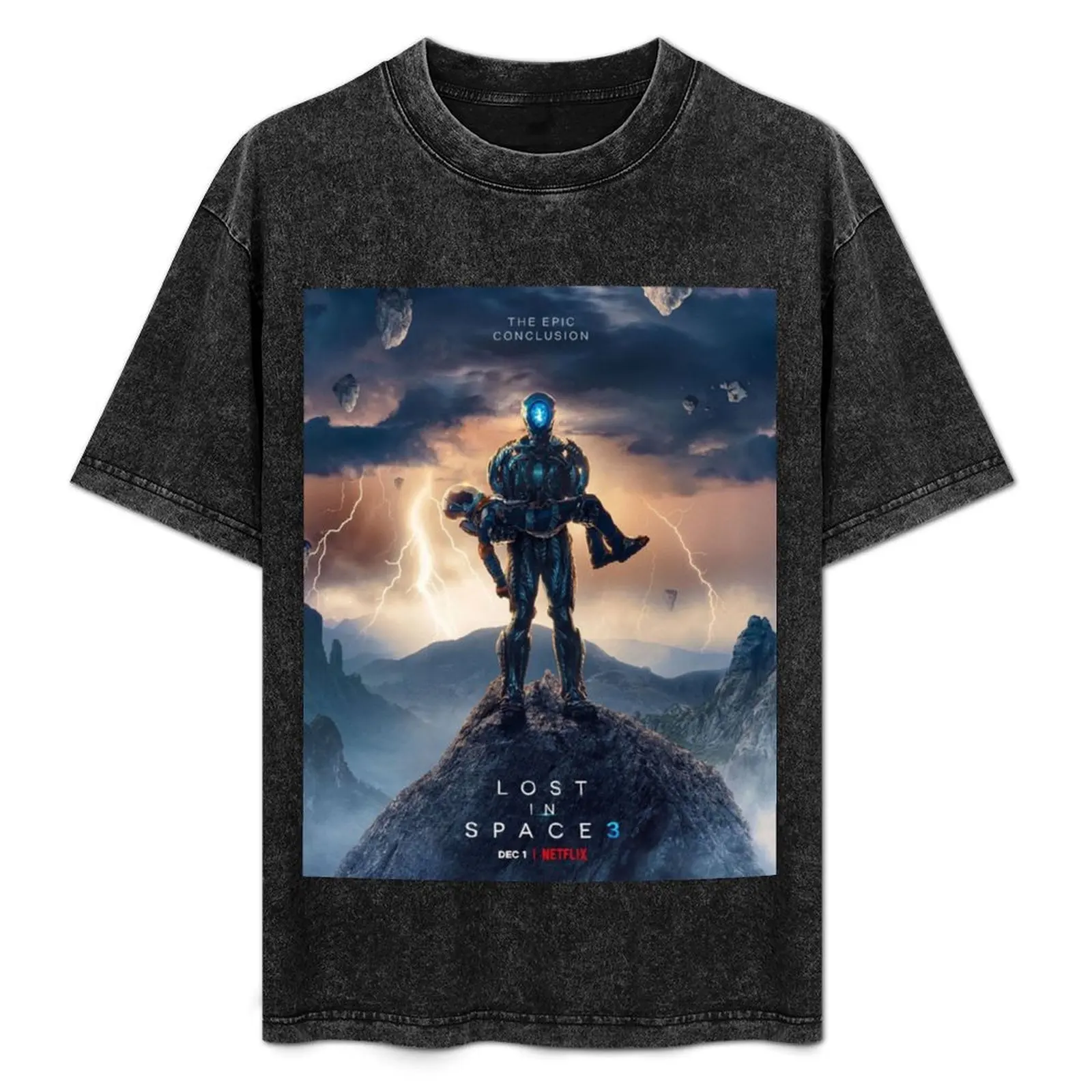 

LOST IN SPACE 3 robot poster Classic T-Shirt vintage t shirts animal prinfor boys black t shirts for men