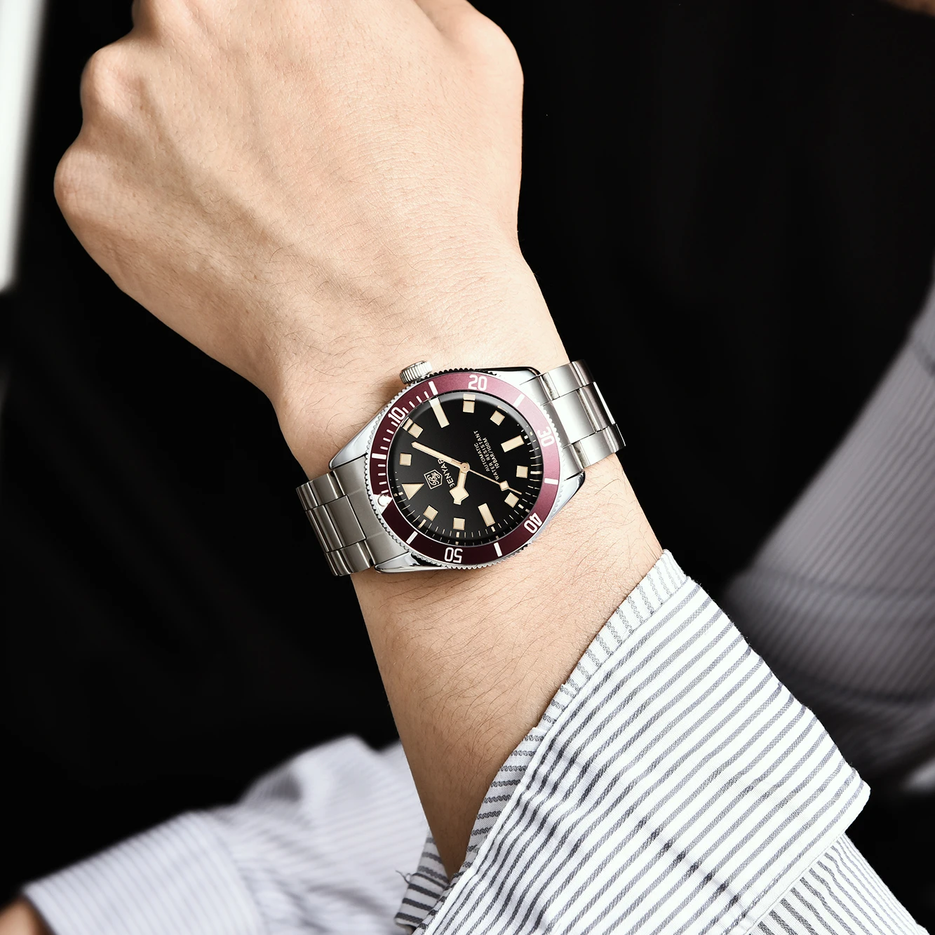 BENYAR New Men's Luxury Automatic Watches Mechanical Business Waterproof Wrist Watch for Men Sports Luminous Men Bracelet 2025 - view 4