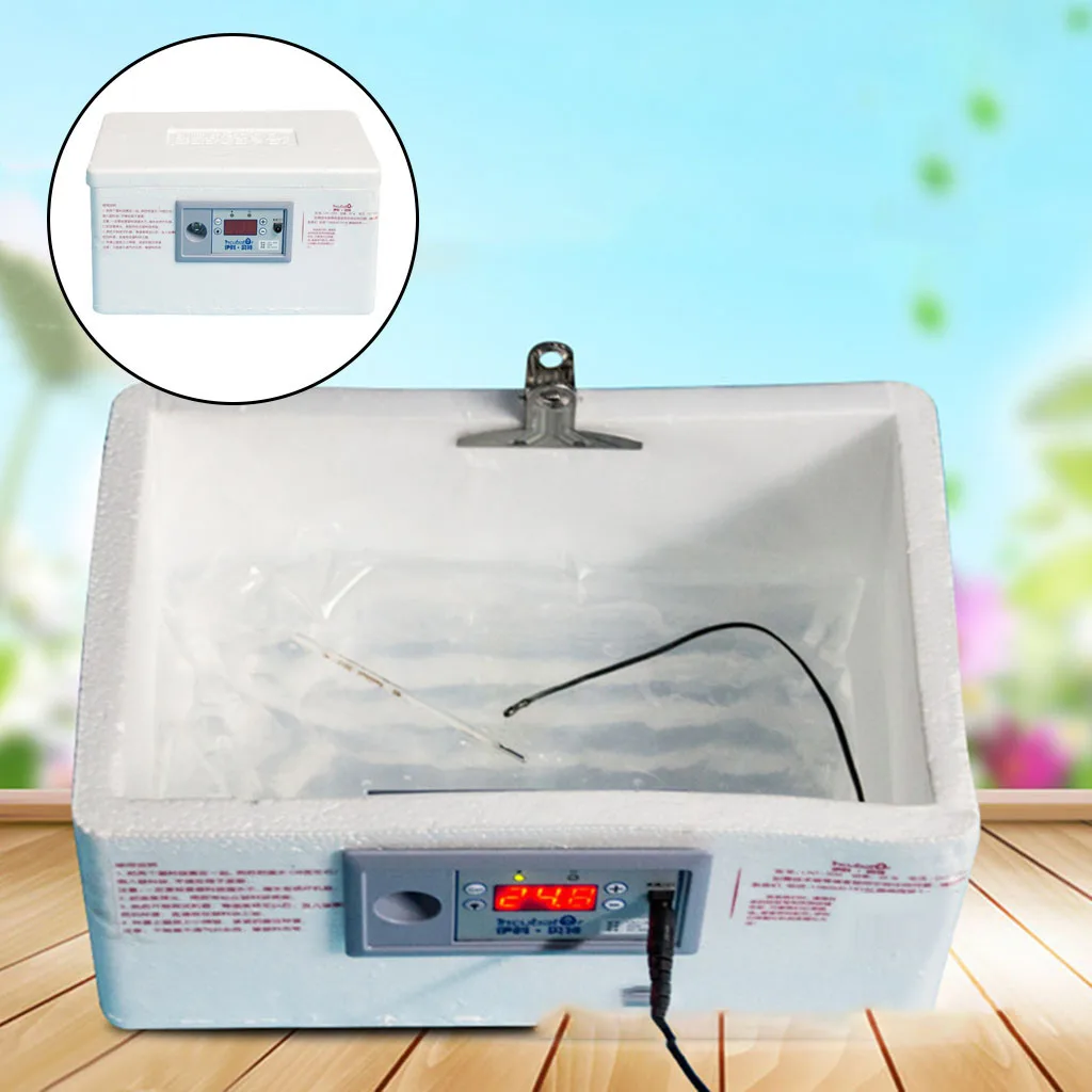 Bionic Water Bed Incubator Automatic Temperature Control Small Egg Incubator with Egg Candling Light Farm Hatcher Machine