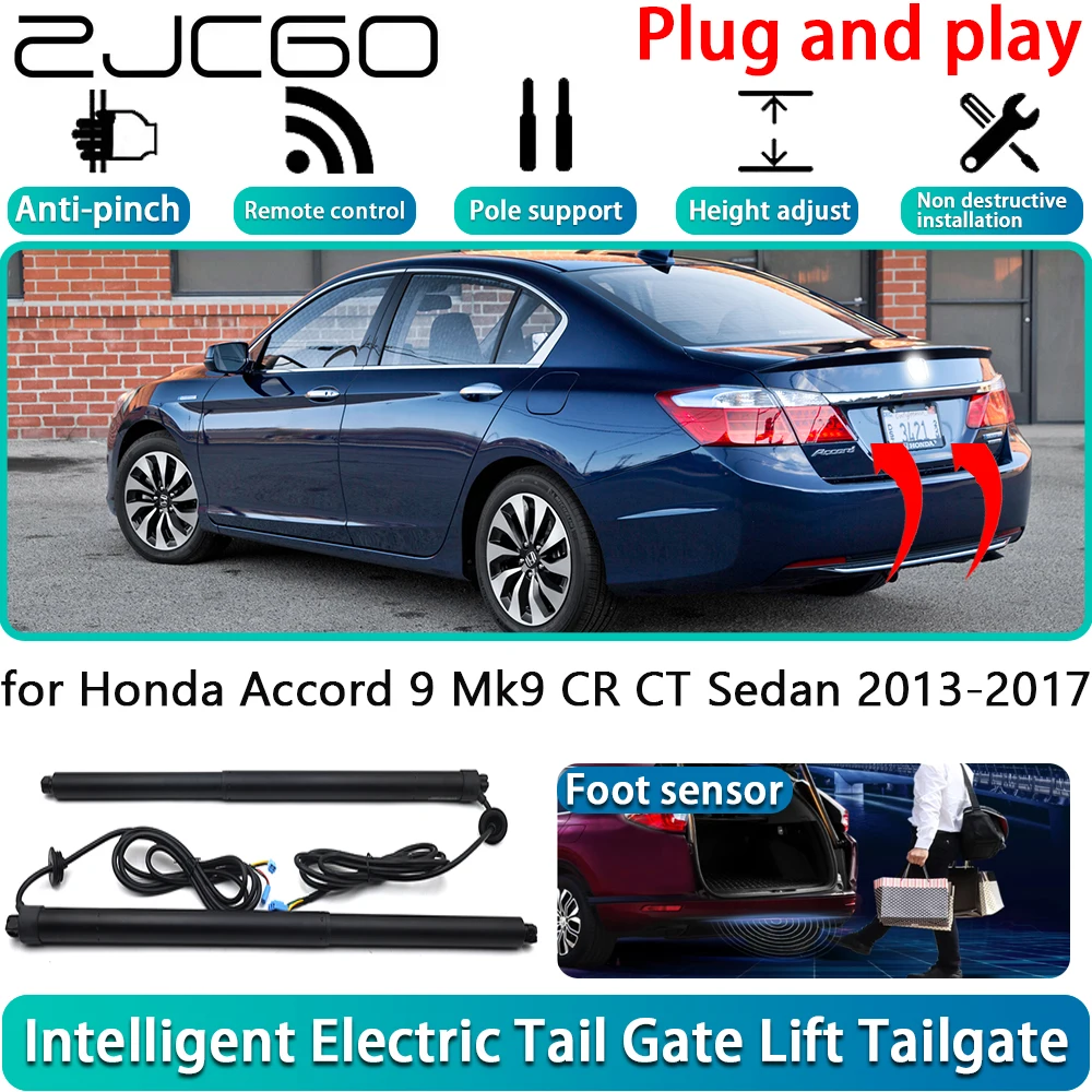 

for Honda Accord 9 Mk9 CR CT Sedan 2013-2017 Electric Powered Tailgate Power Liftgate Automatic Tailgate System With Foot Sensor