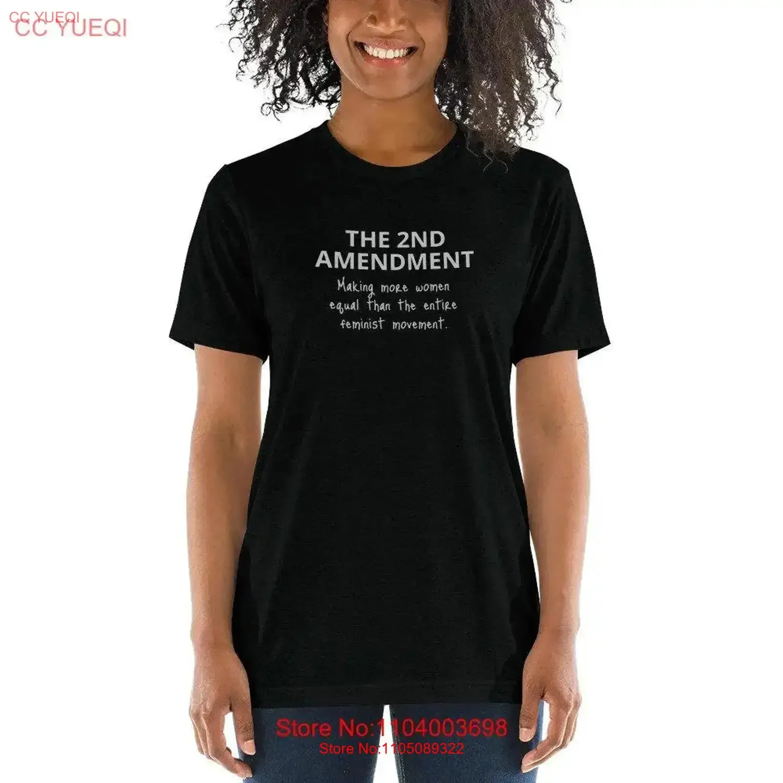 

The 2nd Amendment Making More Women Equal T Shirt vintage Washed Stretched graphic Breathable Versatile Casual homme