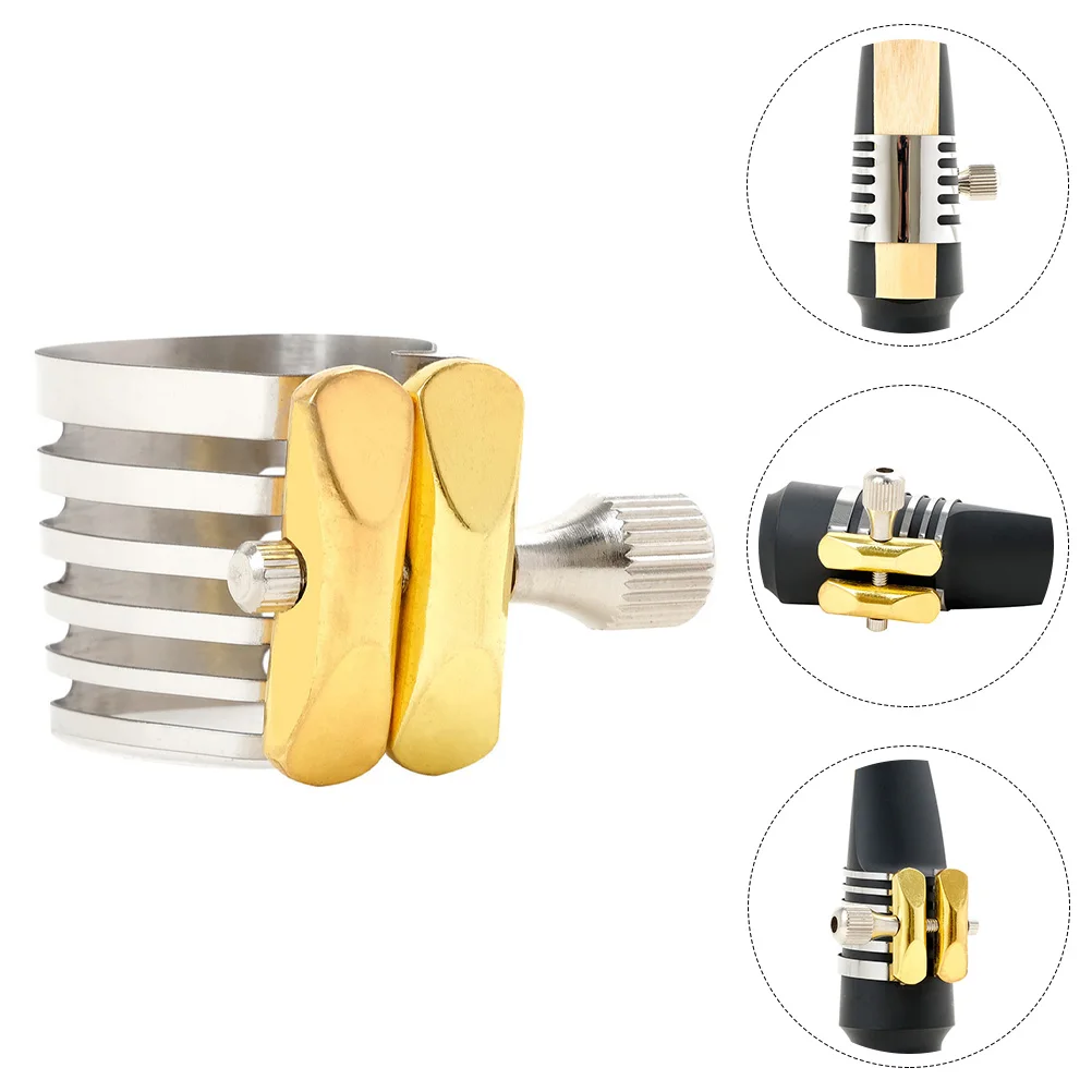 

Stainless Steel Clamp Saxophone Clip Metal Tenor Accessories Wind Instrument Accessory
