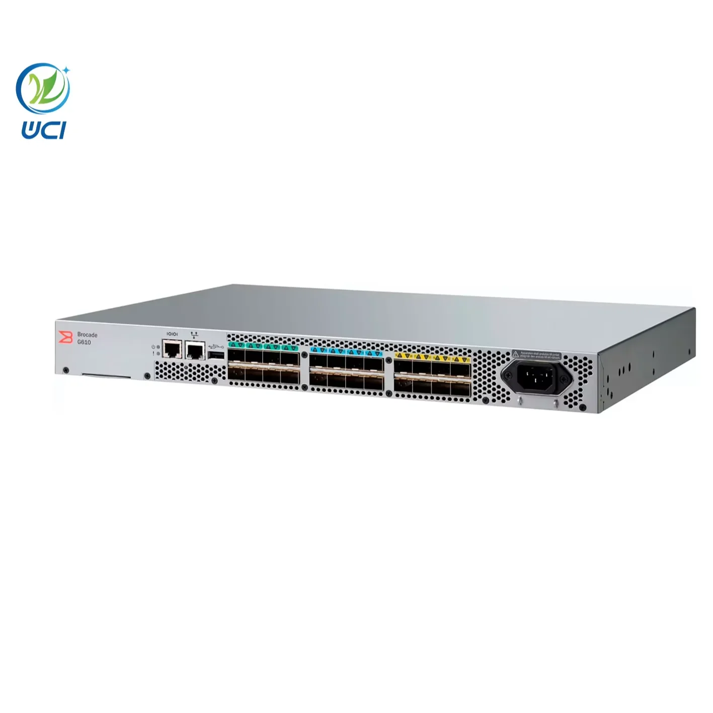 De ll EMC Connectrix DS-6610B-L Managed Switch with Brocade BR-G610-8-32G-0 High-Performance Network Switches