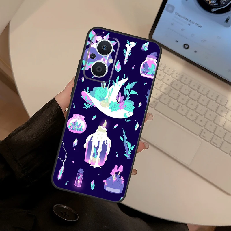 Witch Magic Funda For OPPO Reno 7 Lite Reno 8 6 5 4 Lite 8T 2Z 4Z 5Z Find X2 Lite X3 Neo X5 X6 Pro Case