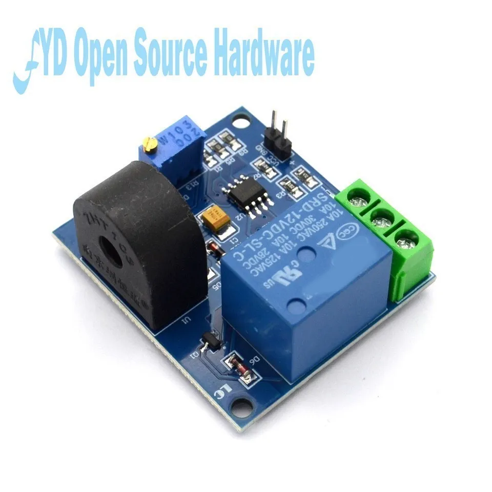 5A Overcurrent Protection Sensor Module AC Current Detection Sensor 12V Relay