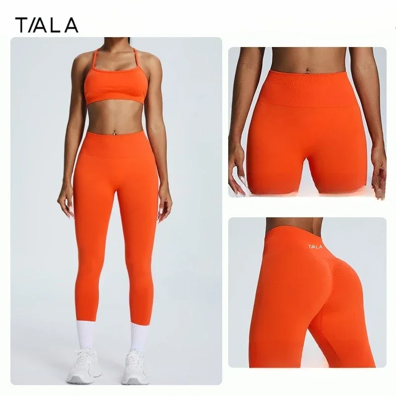 

T/ALA Summer New Color High Quality Women's Sports Fitness Pants Fitness Yoga Hip Pants Pilates Sports Cycling Pants