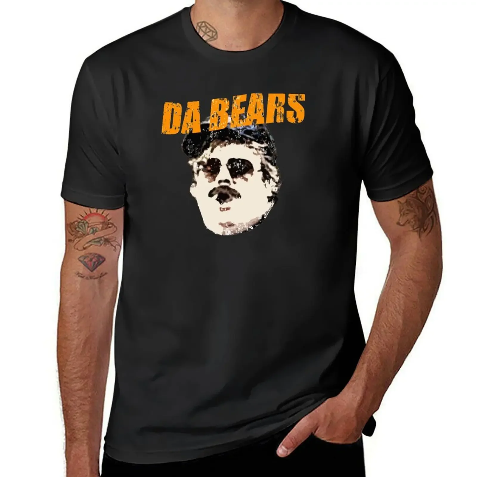 

Retro Da Bears Parody T-Shirt sports fans cotton man t-shirts topping oversize t-shirts man fruit of the loom mens t shirts