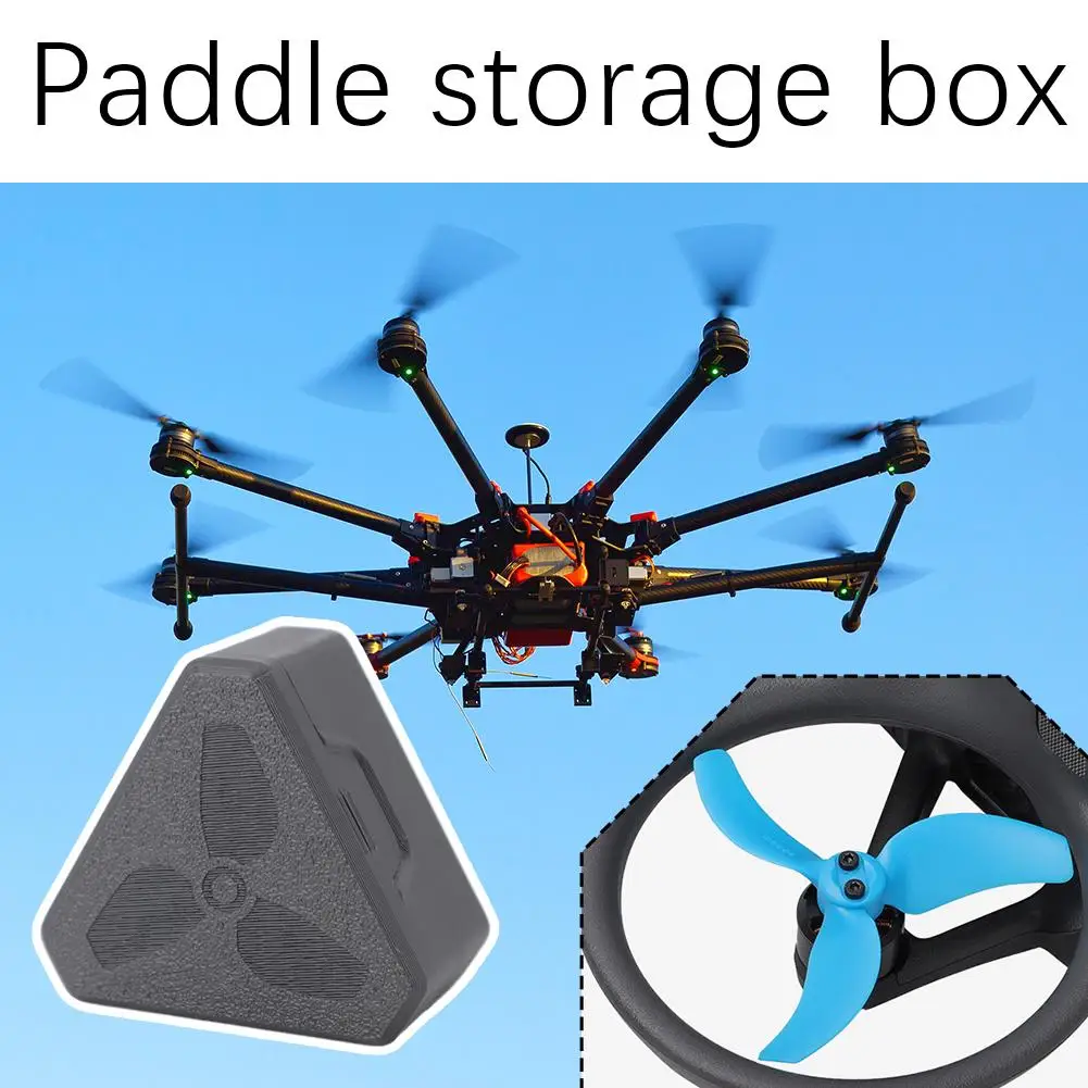 for DJI Neo Paddle Organizer 3D Print Box Lightweight Drone Wing Accessories for DJI Neo Propeller Storage Case K7U2