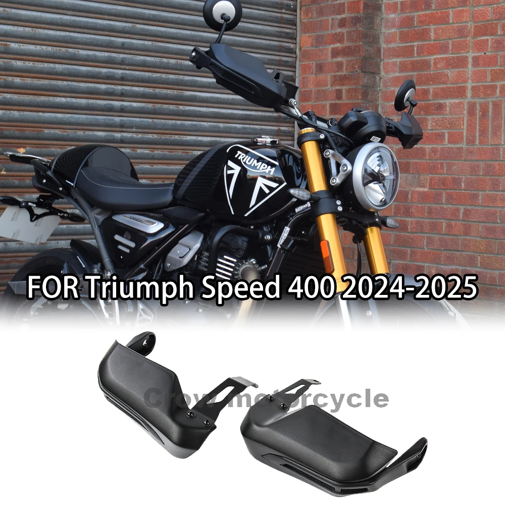 

Motorcycle Handguard Shield Protector -Durable Universal Fit Protective Handlebar Guards Accessories 2024-2025 Triumph Speed 40