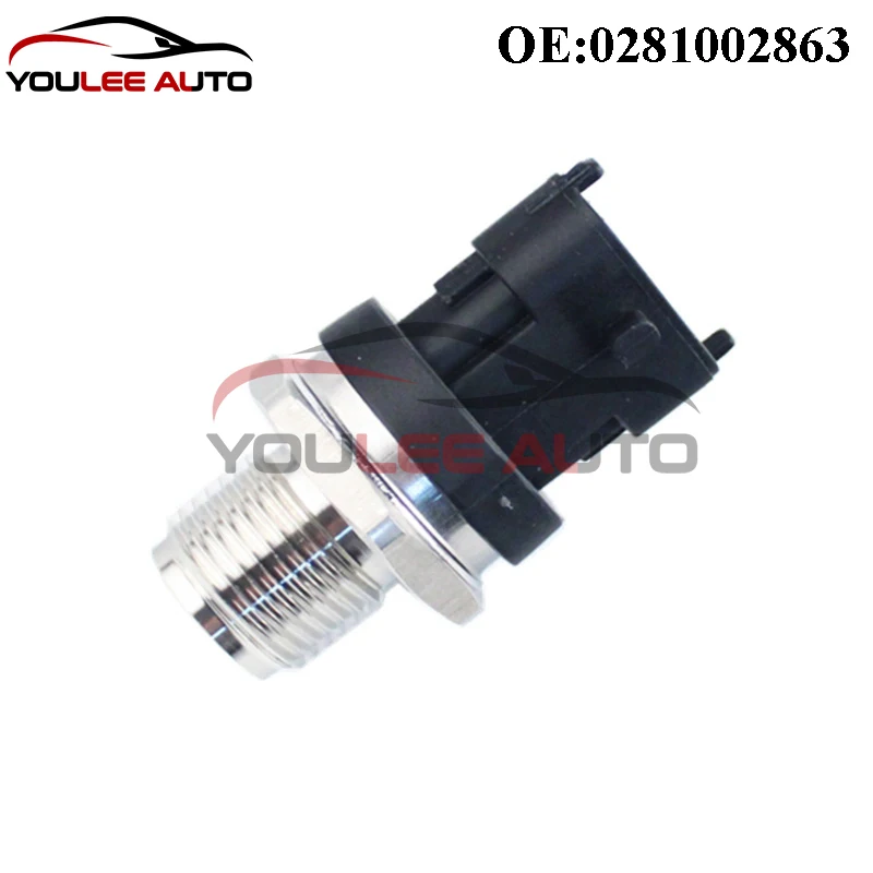 0281002863 sensor de pressão de combustível para hyundai kia 1.5 1.6 1.7 2.0 2.2 2.5 crdi peças de automóvel nova alta qualidade 31401-4a400 314014a010