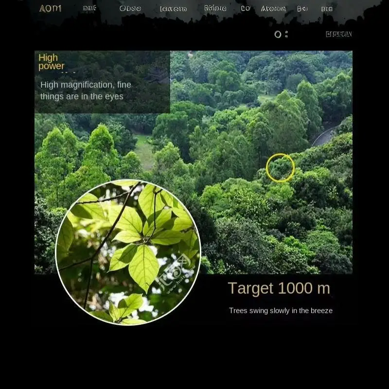 Hochleistungs-Monokular-Teleskop mit BAK4-Prisma, wasserdicht und beschlagfrei, für Wildtierbeobachtung, Wandern und Vogelbeobachtung – Detail 8