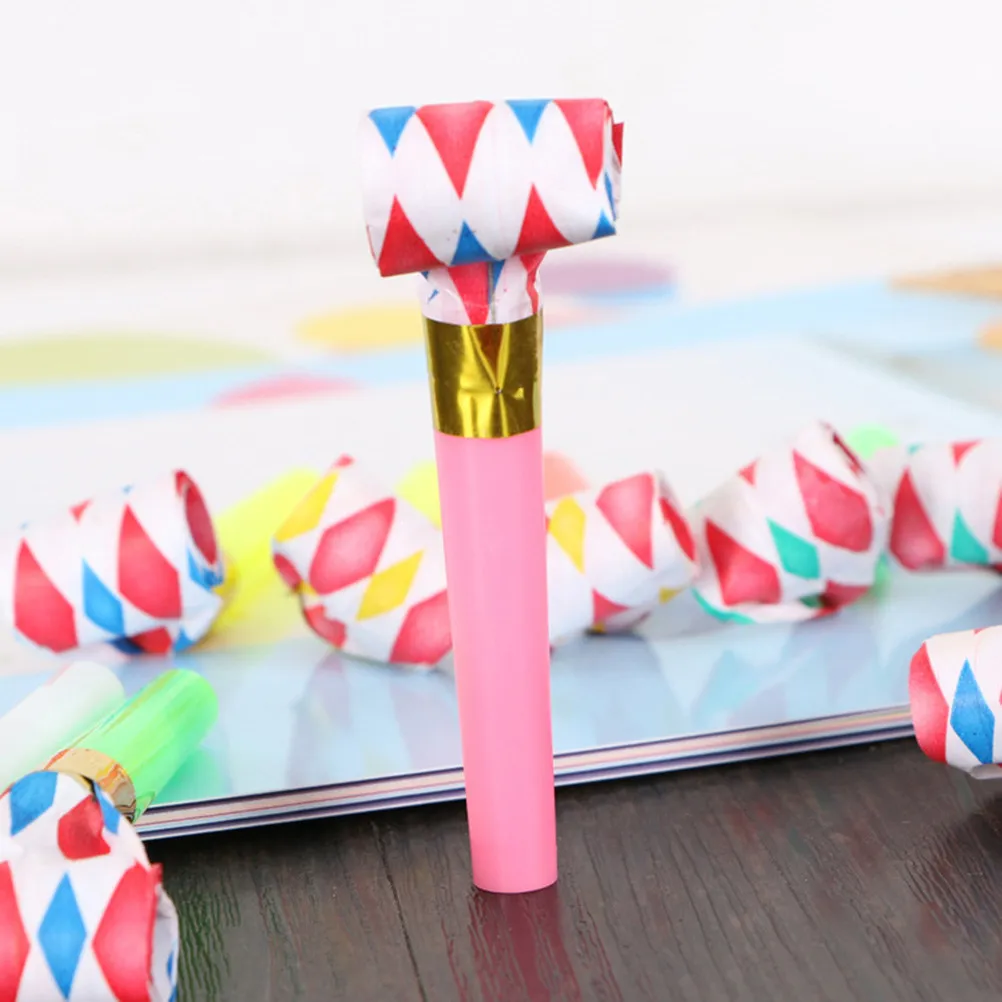 

50Pcs Blow Dragon Whistles for Kids Loud Party Noise Makers Birthday Festival Blowouts Party Favors Kids Whistle