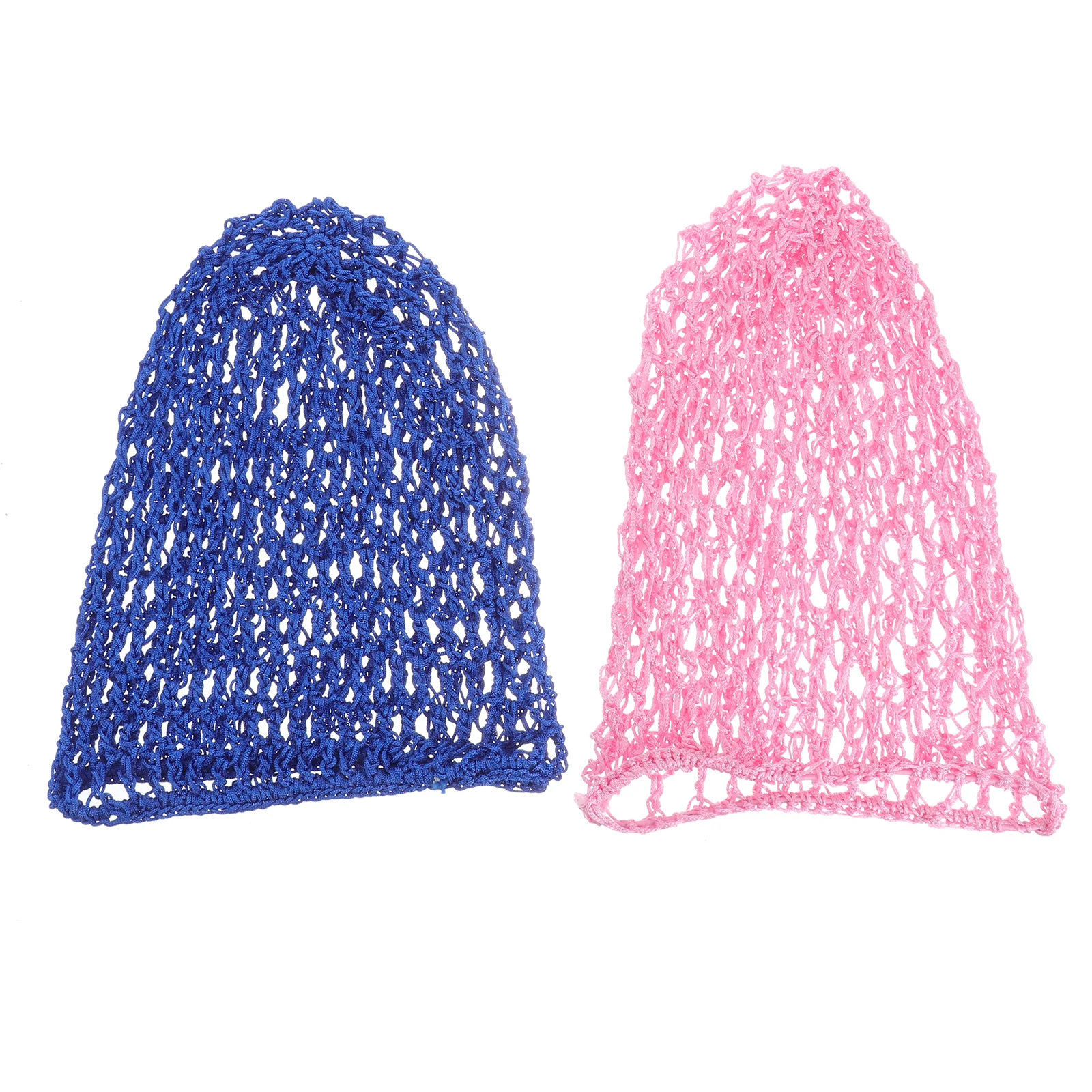 

2 Pcs Headgear Mesh Man Hats & Caps Bun Nets Hair for Sleep Long