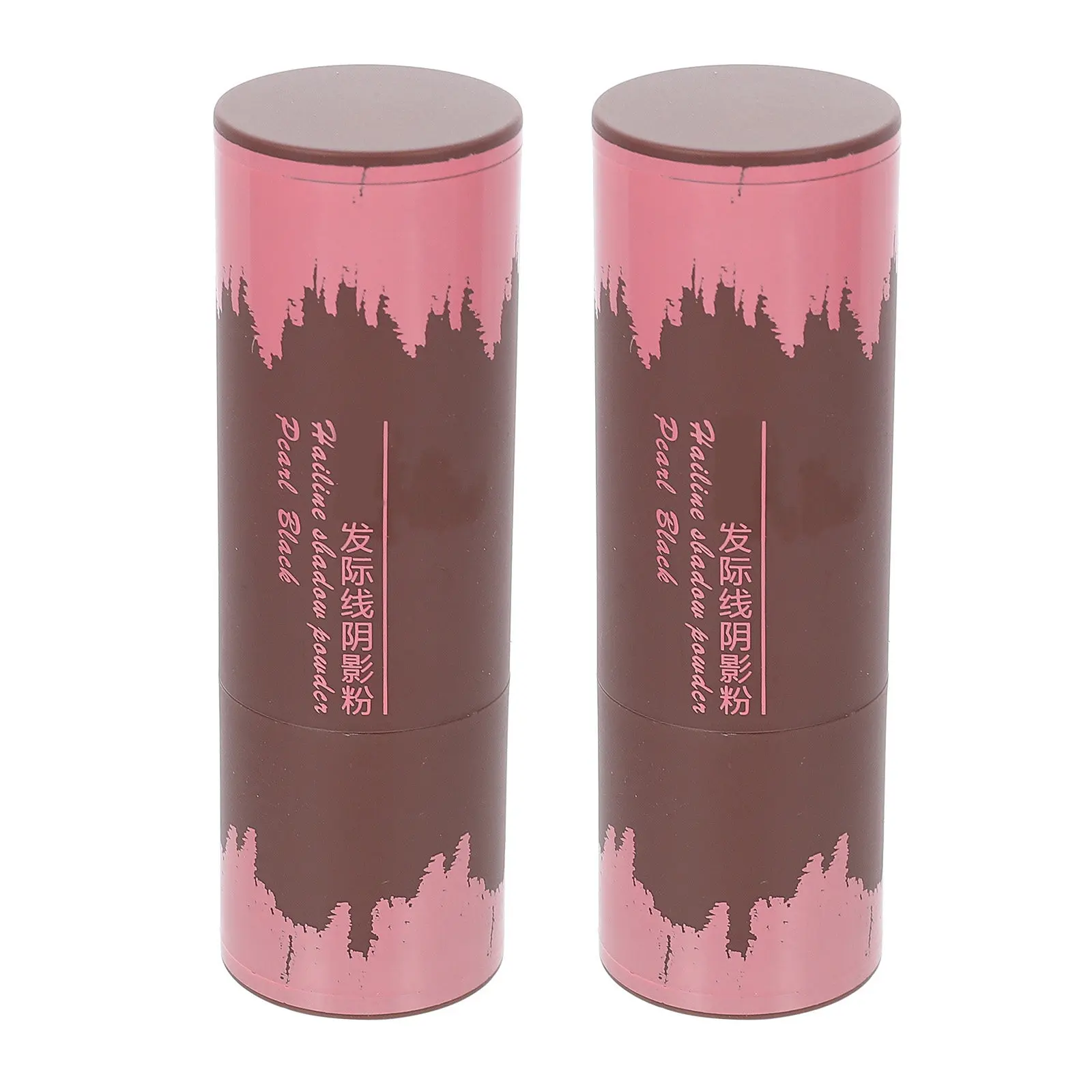 2Pcs Hairline Powder Natural Concealer Stick Portable Hair Sponge Pen Household Hair Shadow Waterproof Household Hairline Powder