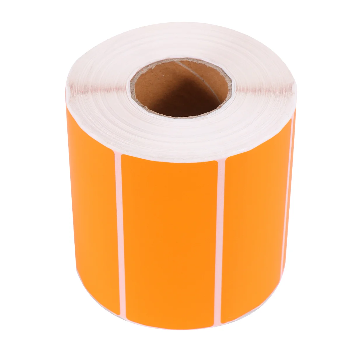 1000pcs Orange Round Adhesive Labels 95X40Mm For Office School Home Organization Marking Paper Label Sticker Folder Tag