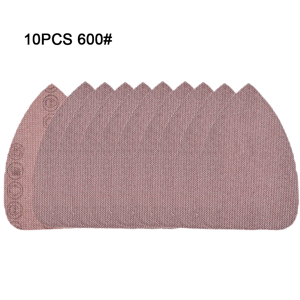10 قطعة مجموعة ورق الصنفرة الشبكية خالية من الغبار الرملي دعم شبكة الرملي مجموعات 60-1000 حصى تلميع للخشب المعادن السلس النهاية #4