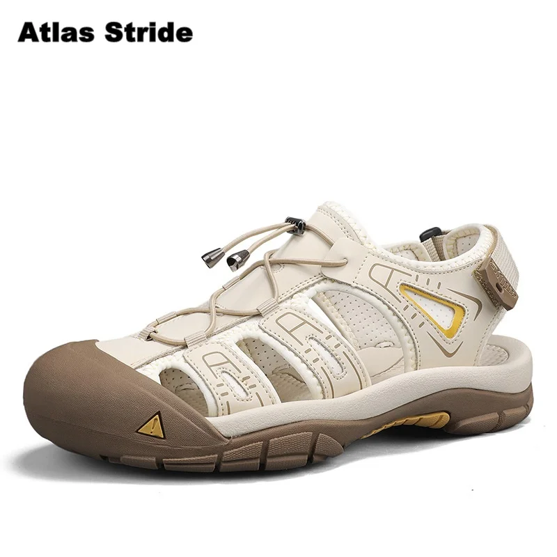 Closed Toe Hiking Sandals NonSlip Breathable Outdoor Trekking Shoes Lightweight WearResistant Summer Beach Walking Footwear 6