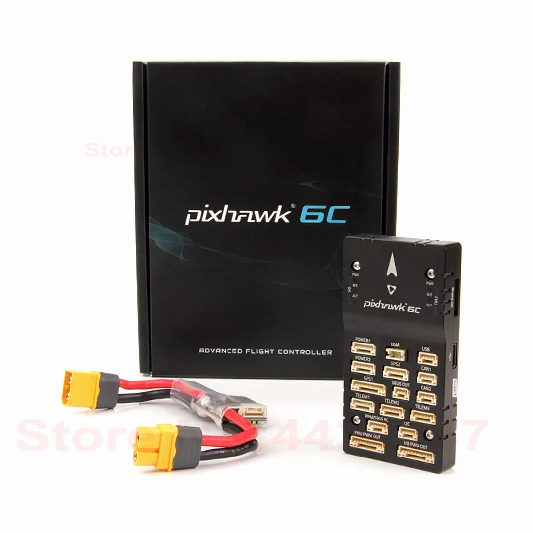 Holybro Pixhawk 6C Autopilot H743 Flight Controller (Aluminum Case) PM02 / PM07 Power Module M8N GPS for RC Multirotor Airplanes