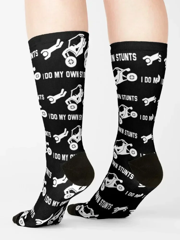 I Do My Own Stunts SXS RZR Socks Men's designer brand designer Climbing Mens Socks Women's