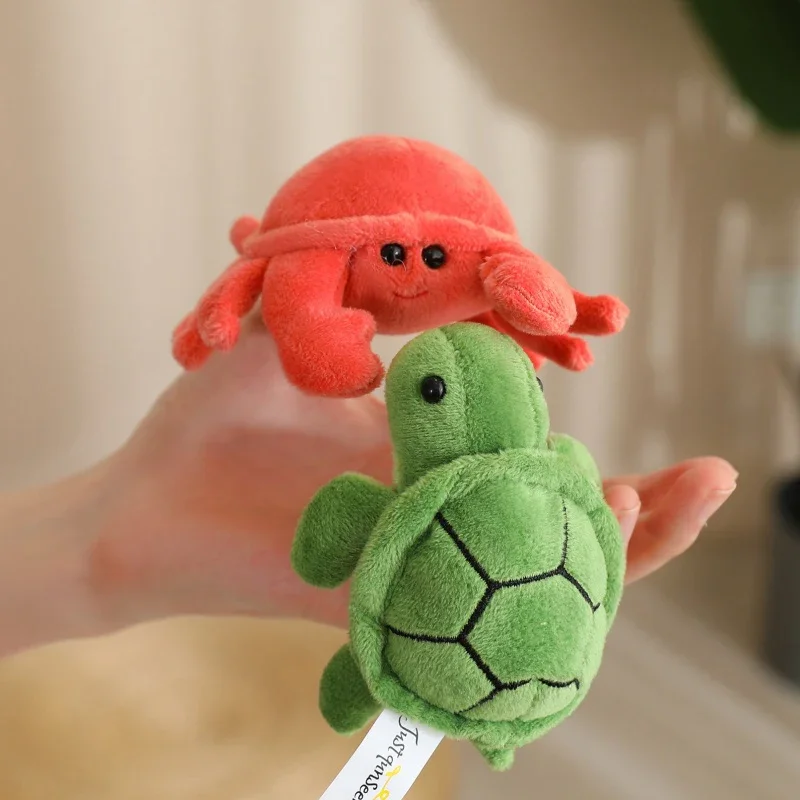 9CM Mini Fingerpuppen Lernspielzeug Für Kinder Hand Cartoon Vögel Meerestiere Plüschpuppe Handpuppen Erzählen Geschichte Geschenke – Detail 7