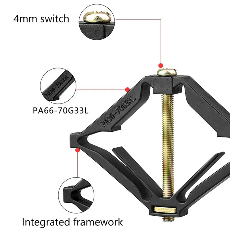 10pcs Wall Mount Switch Box Repair Tool 86mm Conceal Switch Cassette Repairer Support Rod old socket box replacement fixed screw