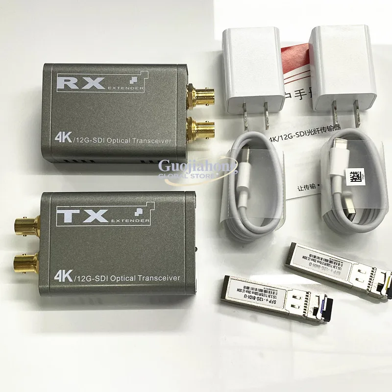 

4K high definition 12G SDI extender, radio and television SDI to Fiber fiber transmission 4K60Hz loop out