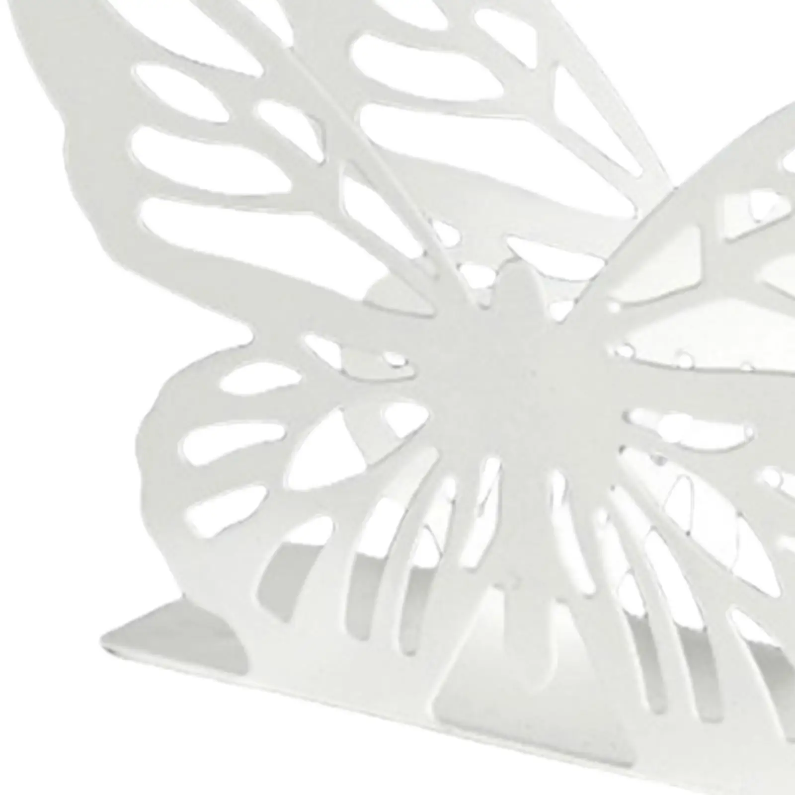 حامل مناديل الفراشة ريفي مستقر متعدد الاستخدامات للاستخدام الداخلي والخارجي موزع مناديل معدنية للمطبخ والحفلات والفنادق والزفاف #5