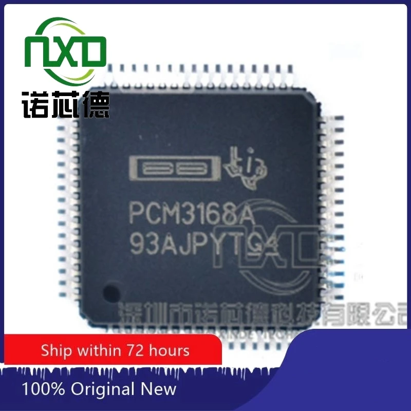 5PCS/LOT  PCM3168APAPR PCM3168A TQFP64 Audio interface chip Brand new original Free shipping