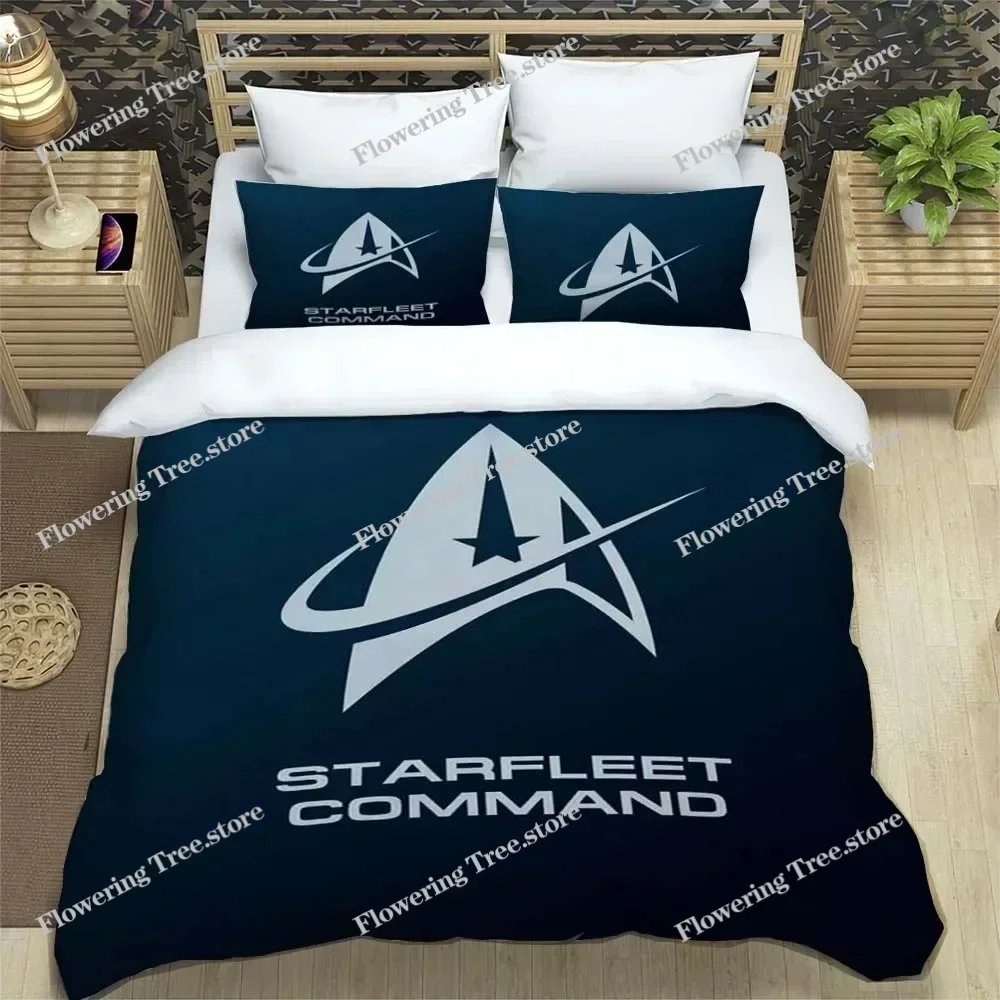 

Movies S-Star Trek Logo Sheets Quilt Covers Bedding Dormitory Sheets Bedding Set Soft Warm Bedding Set029