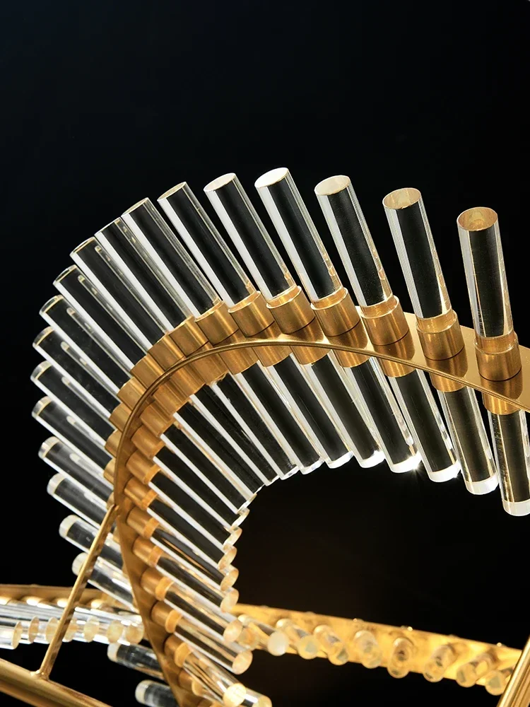 آخر الحديثة الفاخرة جولة كريستال الثريا المعيشة الطعام غرفة نوم قلادة مصباح غرفة ديكور أضواء بريق تركيبات الإضاءة الداخلية