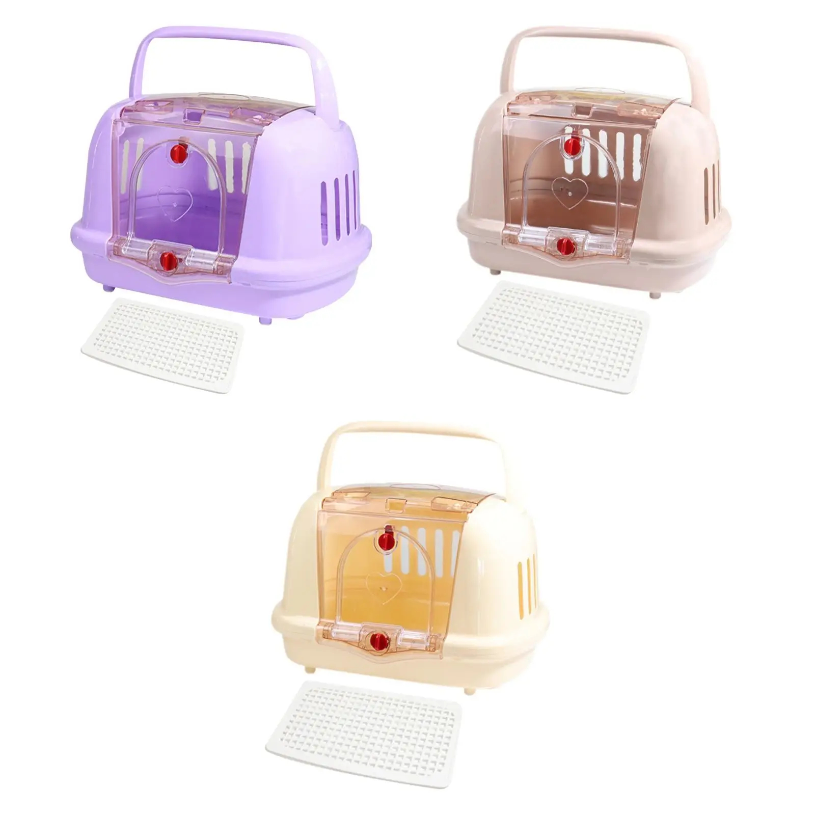 

Pet Travel Carrier Dog Crate Sturdy Cat Carrier Portable Indoor Outdoor Walking