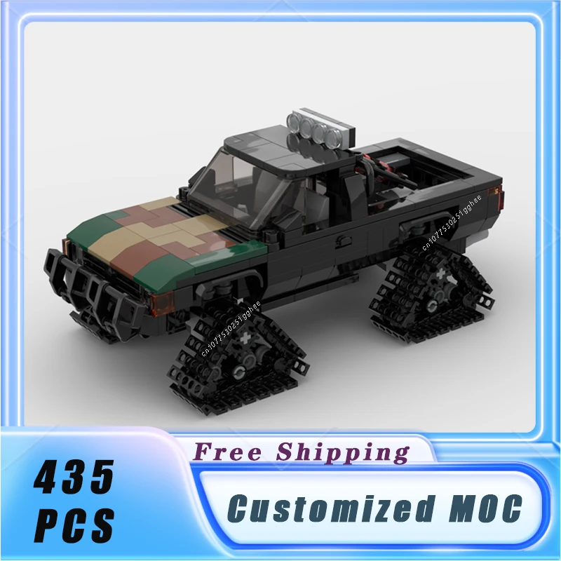 

Классический скоростной автомобиль MOC 1988 Hilux Custom Warx4, строительные блоки, сборные модели, наборы «сделай сам», детские игрушки, орнамент, подарки