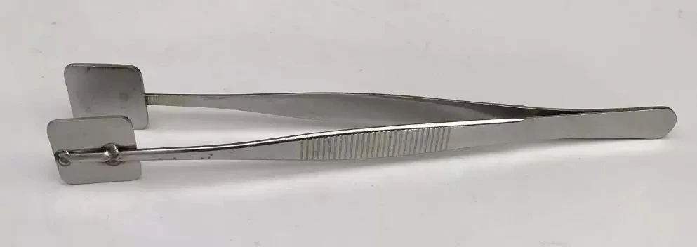 Lampworking Tweezers, Square / Bent / V / Pointed / Round Tip Tweezers, Hot Glass Shaping Tools for Glass Blowing