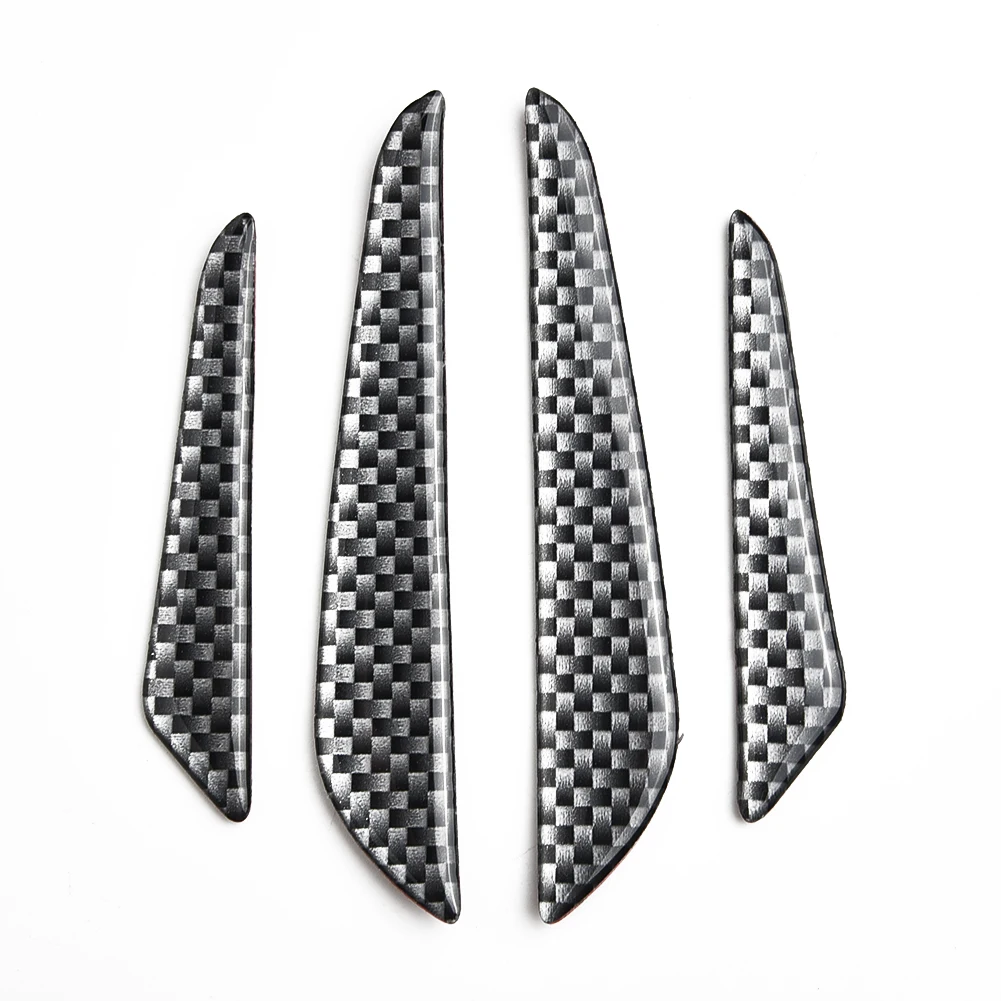 4pcs Carbon Fiber Car Door Side for edge Guard Protection Trim Sticker Easy to install device of the car 4pcs Carbon
